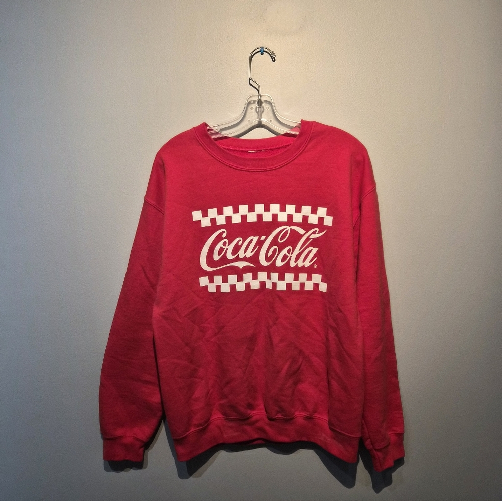 Vintage Coca-Cola Red & White Crewneck Sweater | Size Medium